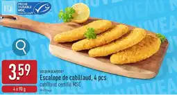 ALDI Golden Seafood Escalope de cabillaud aanbieding