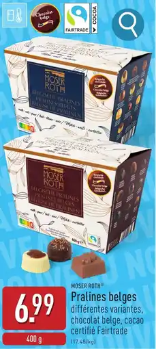 ALDI Moser Roth Pralines Belges aanbieding