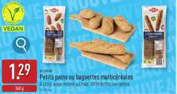 ALDI Délipain Petits pains ou baguettes multicéréales aanbieding