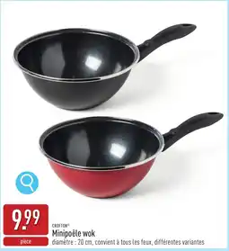 ALDI Crofton Minipoêle wok aanbieding