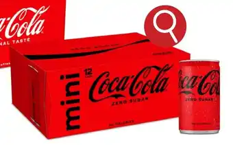 ALDI Coca-cola Minicanettes de Coca-Cola regular ou zero, 12 pcs aanbieding