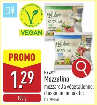 ALDI My vay Mozzalino aanbieding