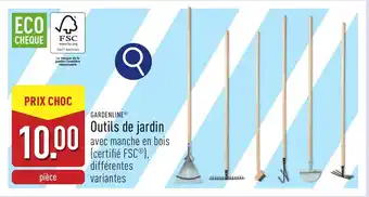 ALDI Gardenline Outils de jardin aanbieding