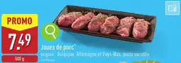 ALDI Joues de porc aanbieding