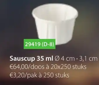 Bidfood Sauscup aanbieding