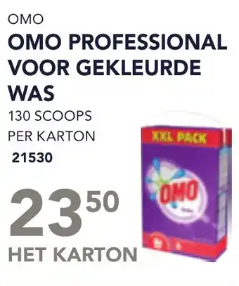 Bidfood Omo professional voor gekleurde was aanbieding