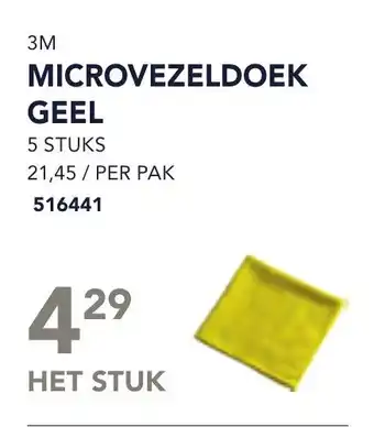 Bidfood 3M microvezeldoek geel aanbieding