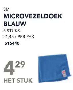 Bidfood 3M microvezeldoek blauw aanbieding