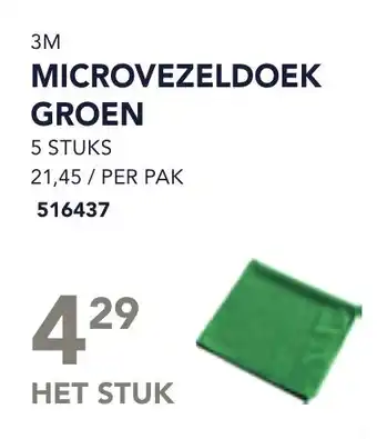 Bidfood 3M microvezeldoek groen aanbieding