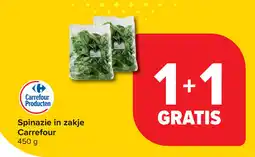 Carrefour Spinazie in zakje carrefour aanbieding