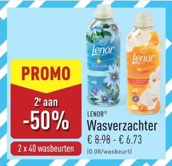 ALDI Lenor Wasverzachter aanbieding