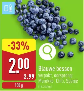 ALDI Blauwe Bessen aanbieding