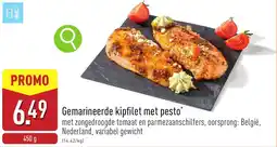 ALDI Gemarineerde Kipfilet met Pesto aanbieding