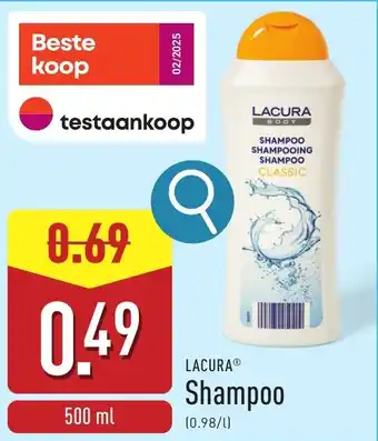 ALDI Lacura Shampoo aanbieding