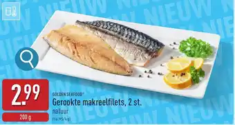 ALDI Golden Seafood Gerookte Makreelfilets aanbieding