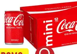 ALDI Coca Cola Regular Miniblikjes aanbieding