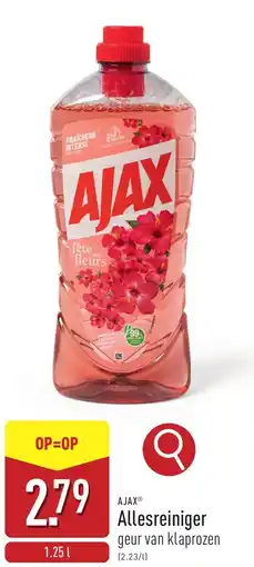 ALDI Ajax Allesreiniger geur van klaprozen aanbieding