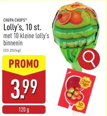 ALDI Chupa Chups Lolly's aanbieding