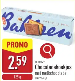 ALDI Leibniz Chocoladekoekjes aanbieding