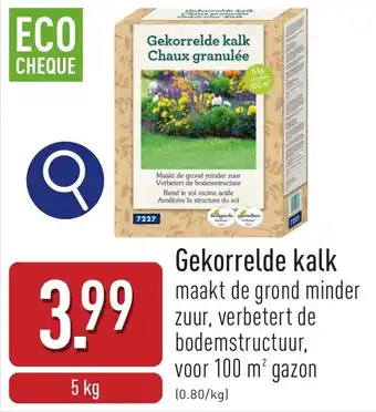 ALDI Gekorrelde kalk aanbieding