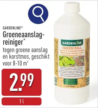 ALDI Gardenline Groeneaanslagreiniger aanbieding