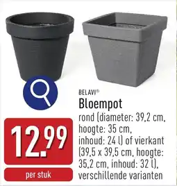 ALDI Belavi Bloempot aanbieding