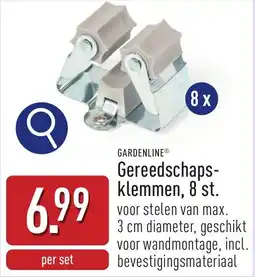 ALDI Gardenline Gereedschapsklemmen aanbieding