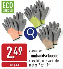 ALDI Gardenline Tuinhandschoenen aanbieding