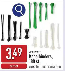 ALDI Workzone Kabelbinders aanbieding