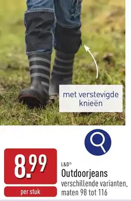 ALDI L&D Outdoorjeans aanbieding