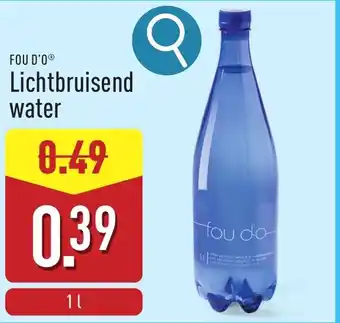 ALDI Fou D'O Lichtbruisend Water aanbieding