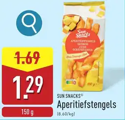 ALDI Sun Snacks Aperitiefstengels aanbieding