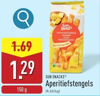 ALDI Sun Snacks Aperitiefstengels aanbieding