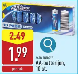 ALDI Activ Energy AA-batterijen aanbieding