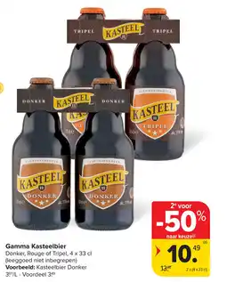 Carrefour Gamma kasteelbier aanbieding