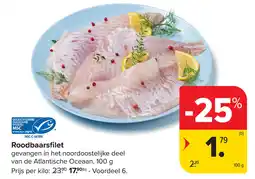 Carrefour Roodbaarsfilet aanbieding