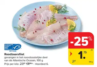 Carrefour Roodbaarsfilet aanbieding