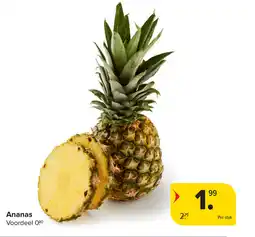 Carrefour Ananas aanbieding