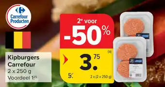 Carrefour Kipburgers carrefour aanbieding