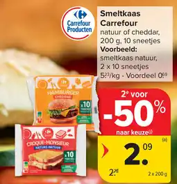 Carrefour Smeltkaas carrefour aanbieding