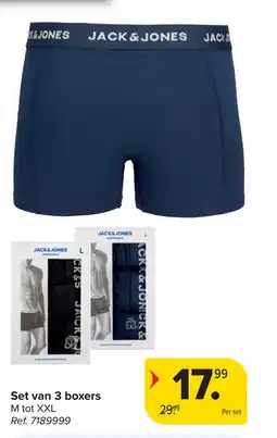 Carrefour Set van 3 boxers aanbieding