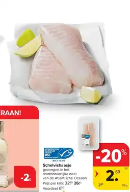 Carrefour Schelvishaasje aanbieding