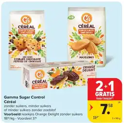 Carrefour Gamma Sugar Control Céréal aanbieding