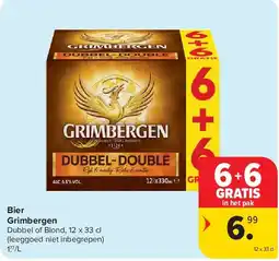 Carrefour Bier Grimbergen aanbieding