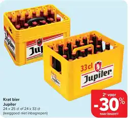 Carrefour Krat bier Jupiler aanbieding