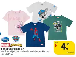 Carrefour T-shirt voor kinderen aanbieding