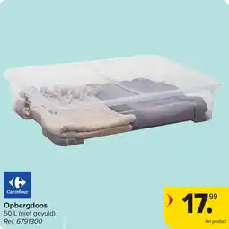 Carrefour Opbergdoos aanbieding