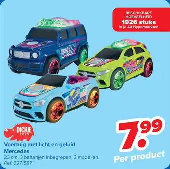 Carrefour Voertuig met licht en geluid Mercedes aanbieding