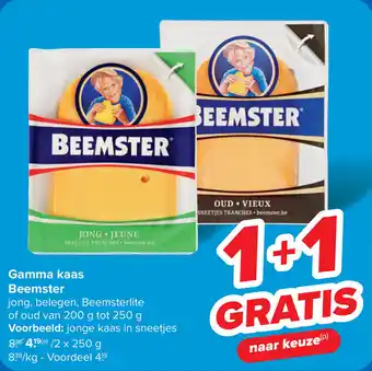 Carrefour Gamma kaas Beemster aanbieding