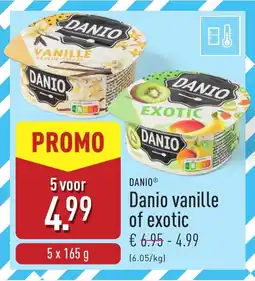 ALDI Danio Vanille of Exotic aanbieding